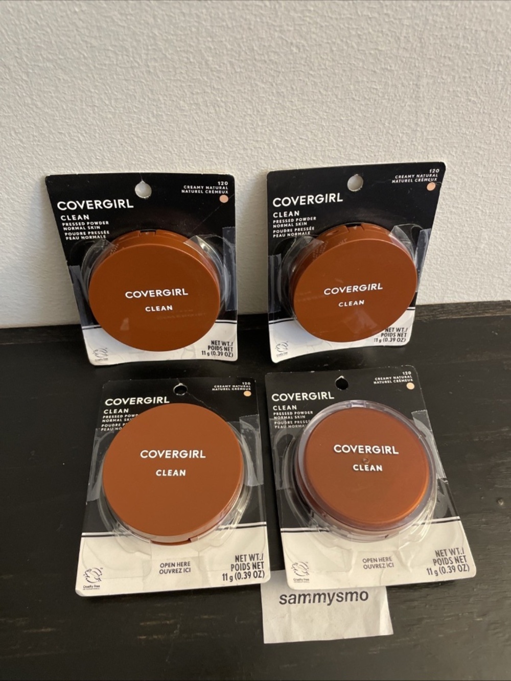 Covergirl Clean Pressed Powder 120 Creamy Natural Original Talc x4 SEE DESCRIPT